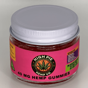 Premium Hemp Delta-9 THC Sour Pineapple Gummies (15 Count Jar)